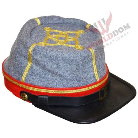 Civil War Confederate General SR Artillery Officer Kepi