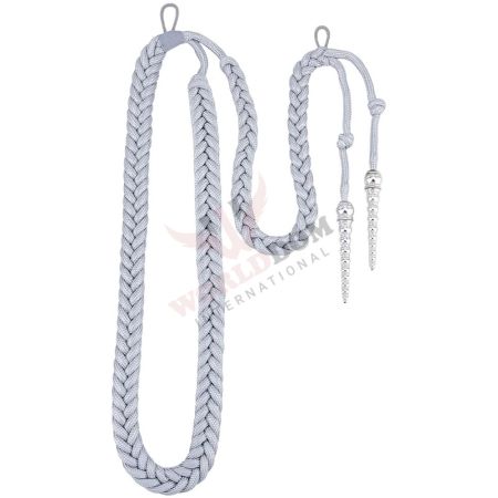 Army Offiver Gray Shoulder Wire Cord  Aiguillette