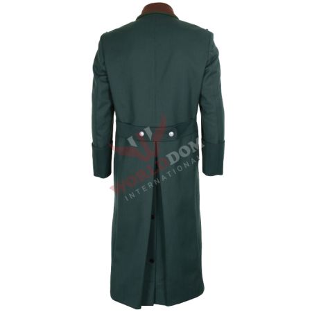 German M36 Gabardine Officers Long Coat #2