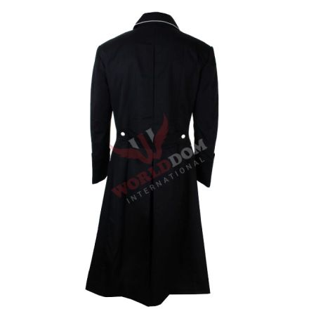 German M32 Black Gabardine Officer Coat #2