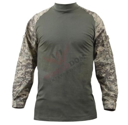 Military Combat Rag Sleeves Shirt