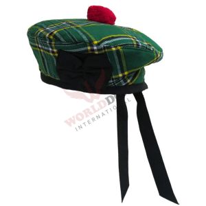 Irish Tartan, Plaid Balmorals, Berets