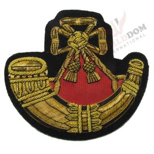 Light Infantry Embroidered Bullion Blazer Badge