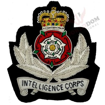 Intelligence Corps Wire Embroidered Bullion Blazer Badge