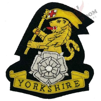 Yorkshire Regiment Bullion Wire Blazer Badge