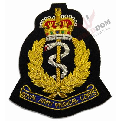 Royal Army Medical Corps Bullion Blazer Badge
