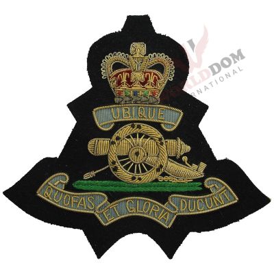 Royal Artillery Regiment Bullion Blazer Badge