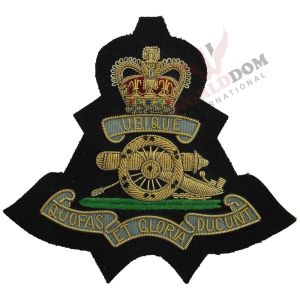 Royal Artillery Regiment Bullion Blazer Badge