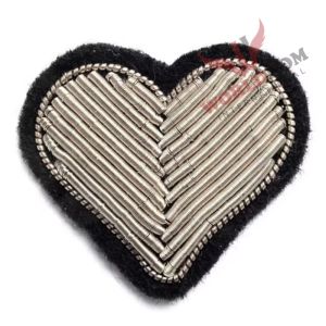 Handmade Silver Wire Heart Brooches