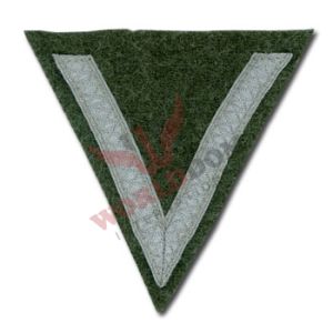 WW2 German Rank Chevron 1 Stripe Field Grey