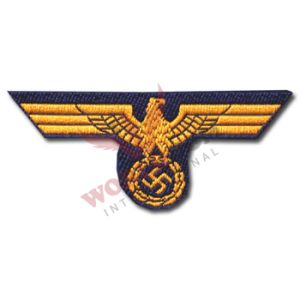 Bevo Insignia Panzer Cap Eagle Navy EM