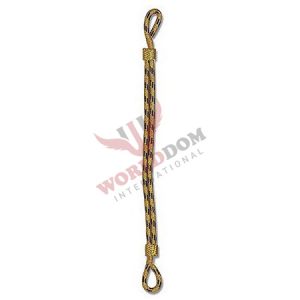 Golden Black Tie Cap Cords