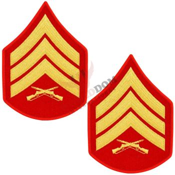 US Army Military Sergeant E7 First Class Rank Stripes Uniform Chevrons