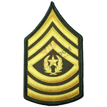 US Army Sergeant E9 Major Rank Chevron