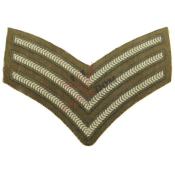 US Army WWII Tech T5 Corporal Stripes Chevrons