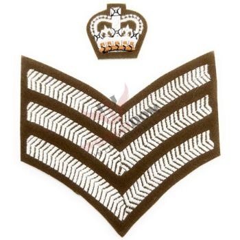 Badge Staff Sergeant Crown & Chevron FAD Uniform