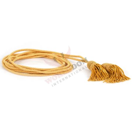 Cincture with Domed Tassels Golden