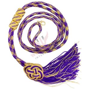 Cincture Gold and Purple Cord for Pectoral Cross