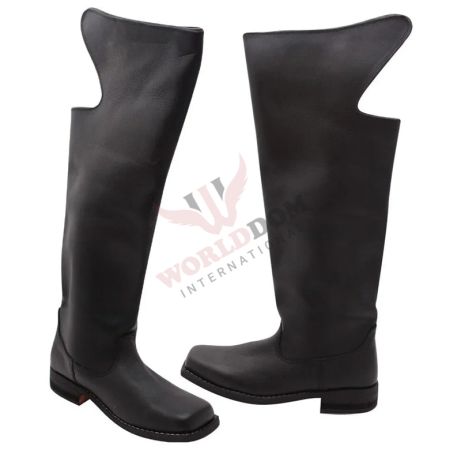 Mens Civil War Dragon Leather Shoes