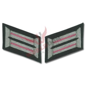 Army Officer Collar Tabs Panzer Pink