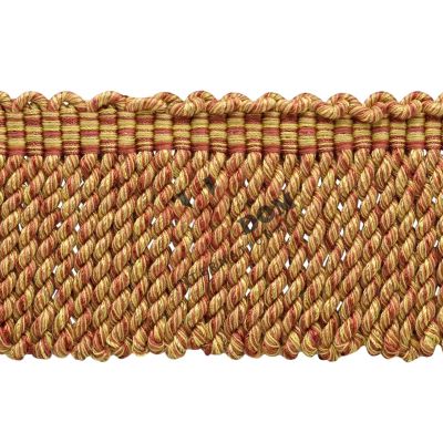 Rust & Gold 6 inch Bullion Fringe Trim