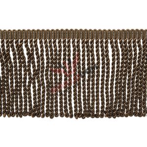 Black Satin Ribbon 3 Inch Bullion Fringe