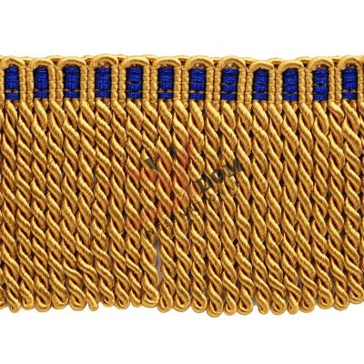 Knitted Header Golden Bullion Fringe