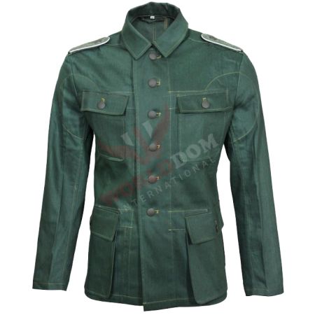 M43 Reed Green HBT Drill Tunic