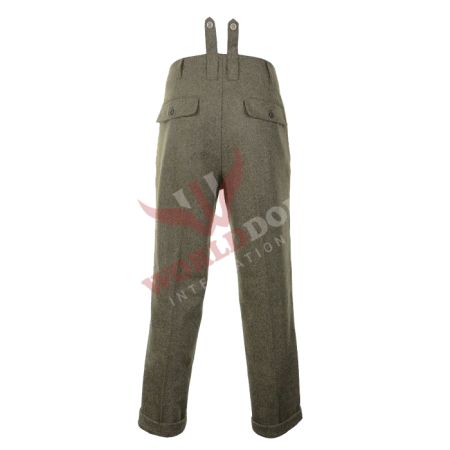 WW2 German M44 Field Grey Wool Trousers #3