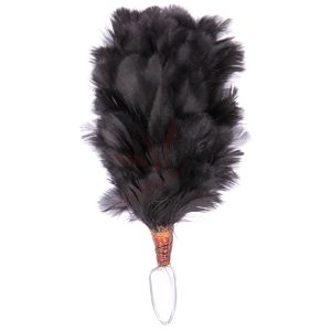 Black Regimental Feather Hackle
