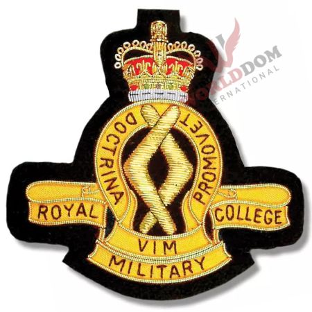 Royal Military College Bullion Pocket Badge