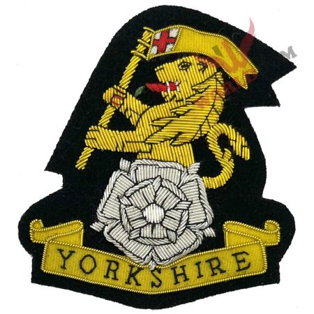 Yorkshire Regiment Bullion Blazer Badge