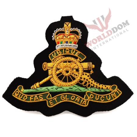 Royal Regiment of Australian Artillery Bullion Pocket Badge