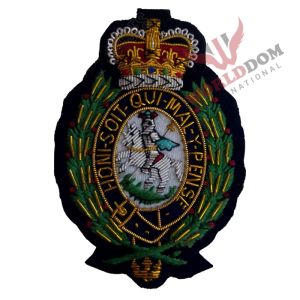 Fusiliers Wire Embroidered Bullion Blazer Badge - British Army Military