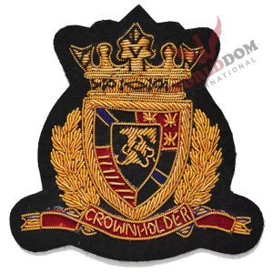 Custom Crown Holder Bullion Badge