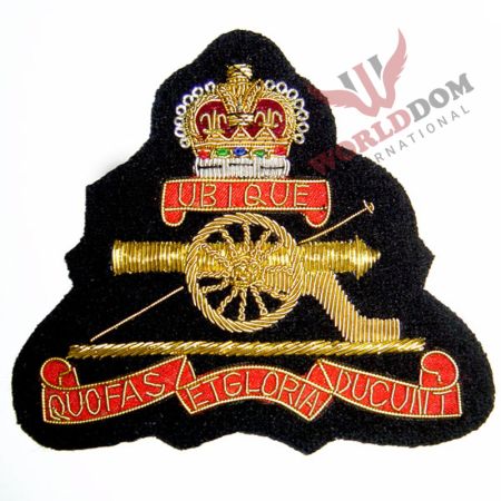 Royal Artillery QC Bullion Embroidered Blazer Badge