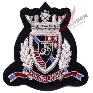 Koling Living Bullion Wire Embroidered Badge