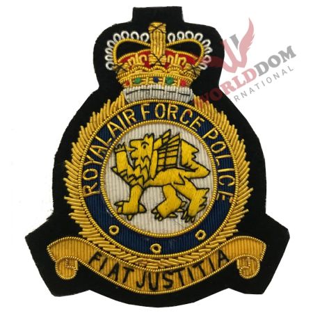 RAF Royal Air Force Police Military Blazer Bullion Badge
