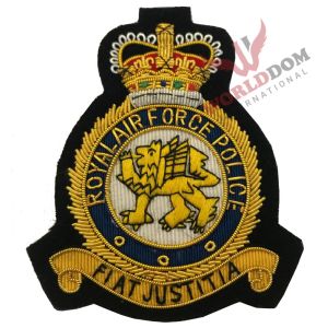 RAF Royal Air Force Police Military Blazer Bullion Badge