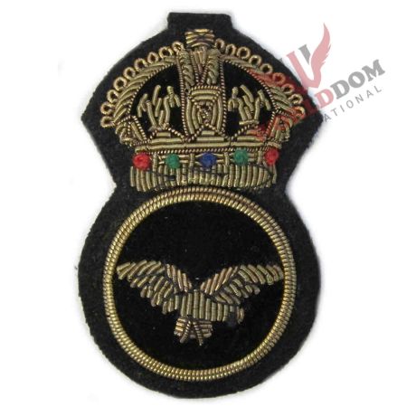 WW1 Royal Air Force NCO Cap Bullion Badge