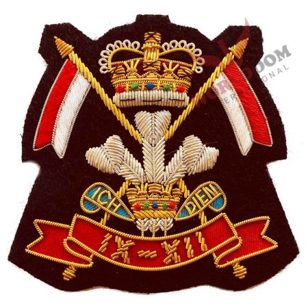 9th 12th Lancers Regimental Blazer Bullion Badge