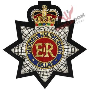 Greater Manchester Police Embroidered Blazer Bullion Badge