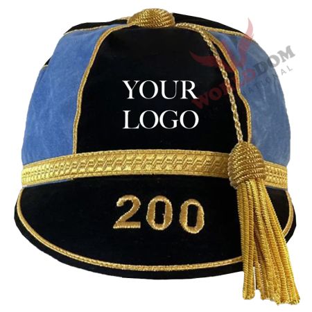 Gold Trim Customizable Honour Cap