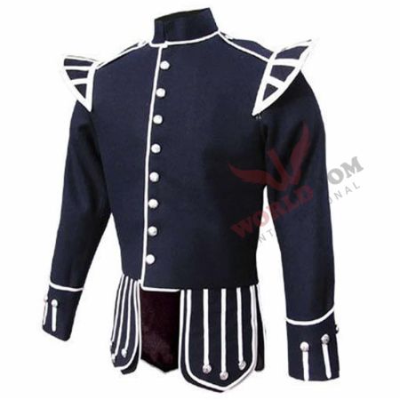 Fancy Black Doublet With Silver Braids