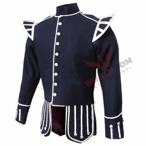 Fancy Black Doublet With Silver Braids