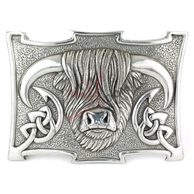 Highland Bull Belt Buckle