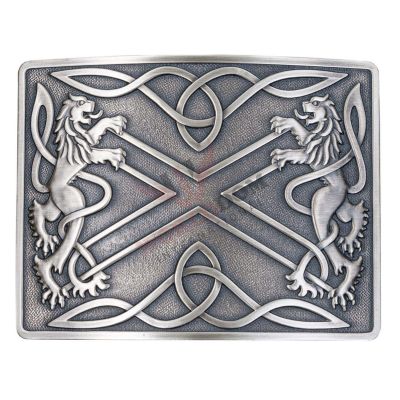Saltire & Lion Rampant Belt Buckle