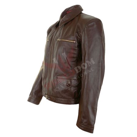 WW2 German Erich Hartmann Flying Jacket Brown #3