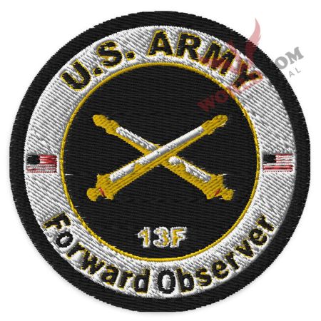 US Army MOS 13F Forward Observer Embroidered Patch