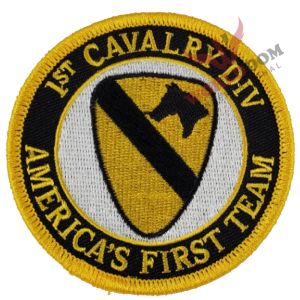 US Army 1st Cavalry Division Patch Veteran Fort Hood Horse